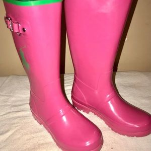 Pink Rain Boots